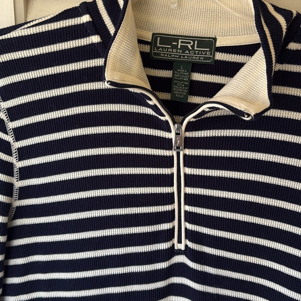 Springy L-R-L long sleeve zip top